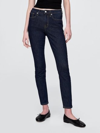 Blugi True Skinny cu talie medie