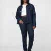 Blugi True Skinny cu talie medie
