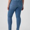 Blugi True Skinny cu talie medie