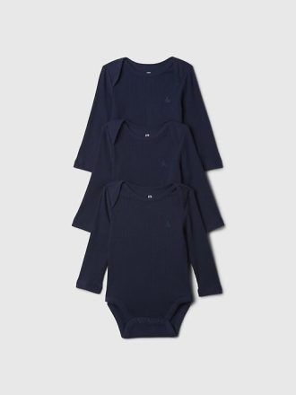 Body cu coaste pentru bebeluși First Favorites (pachet de 3)