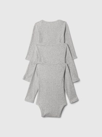 Body cu coaste pentru bebeluși First Favorites (pachet de 3)