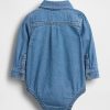 Body cu nasturi din denim pentru bebeluși Body cu nasturi din denim pentru bebeluși