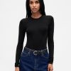 Body cu pulover cu coaste transparente Body cu pulover cu coaste transparente