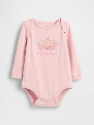Body grafic din bumbac organic Baby First Favorites