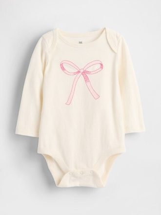 Body grafic din bumbac organic Baby First Favorites