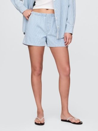Boxer cu talie medie Easy Denim