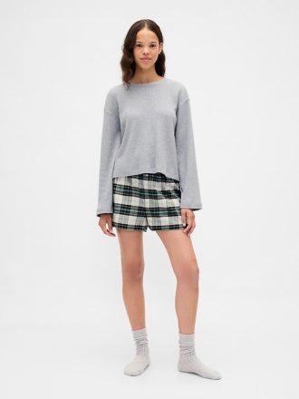Boxer din flanel cu logo