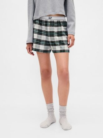 Boxer din flanel cu logo