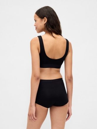 Bralette cu logo Gap din bumbac elastic organic