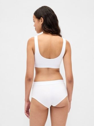 Bralette cu logo Gap din bumbac elastic organic