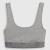 Bralette cu logo Gap din bumbac elastic organic