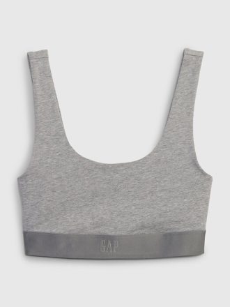 Bralette cu logo Gap din bumbac elastic organic