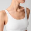 Bralette cu logo Gap din bumbac elastic organic