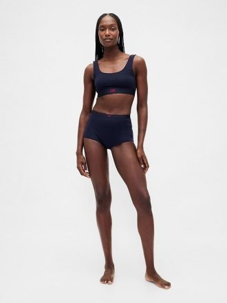Bralette cu logo Gap din bumbac elastic organic