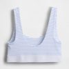 Bralette cu logo Gap din bumbac elastic organic Bralette cu logo Gap din bumbac elastic organic