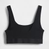 Bralette cu logo Gap din bumbac elastic organic