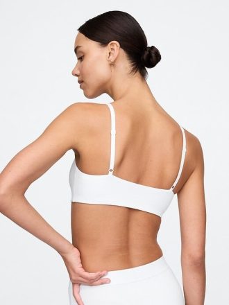 Bralette din bumbac elastic organic