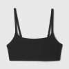 Bralette din bumbac elastic organic