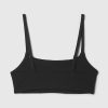 Bralette din bumbac elastic organic