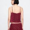 Burnout Velvet Crop Cami Burnout Velvet Crop Cami