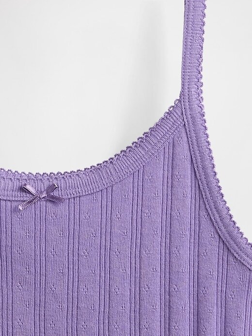 Camis Pointelle Rib pentru copii Camis Pointelle Rib pentru copii