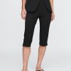 Capris dublu din tricot cu talie mare