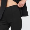 Capris dublu din tricot cu talie mare