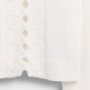 Cardigan crop festonat Fuzzy Pointelle Cardigan crop festonat Fuzzy Pointelle