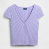Cardigan cu coaste decupate