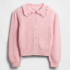 Cardigan cu guler cu volane pentru copii Cardigan cu guler cu volane pentru copii