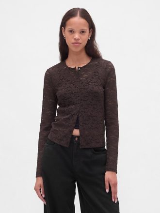 Cardigan din dantela