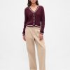 Cardigan din tricot cu cablu 100% bumbac