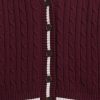 Cardigan din tricot cu cablu 100% bumbac