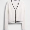 Cardigan din tricot cu cablu 100% bumbac