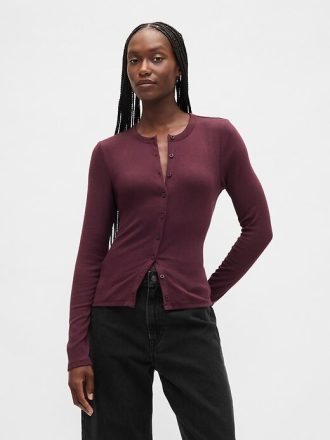 Cardigan modern cu gât