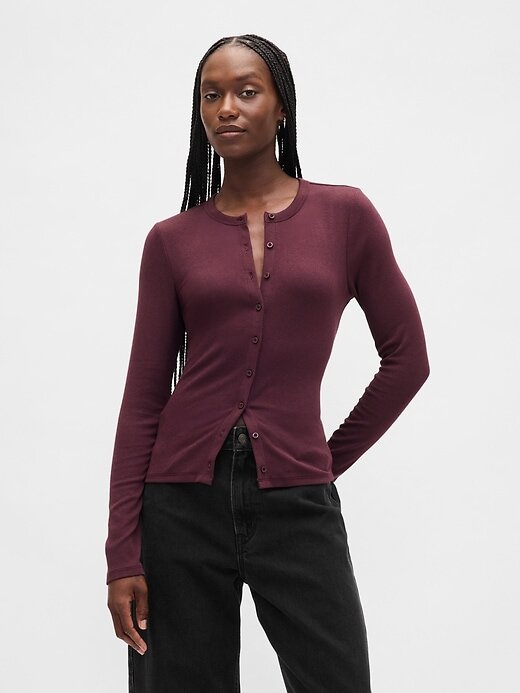 Cardigan modern cu gât Cardigan modern cu gât