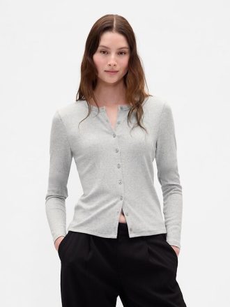 Cardigan modern cu gât