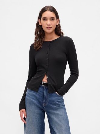 Cardigan modern cu gât