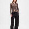 Cardigan modern cu gât