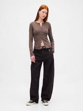 Cardigan modern cu gât