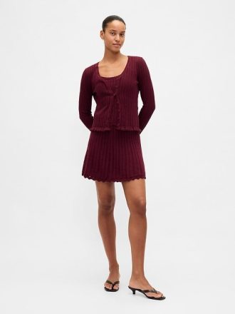 Cardigan Pointelle 100% bumbac