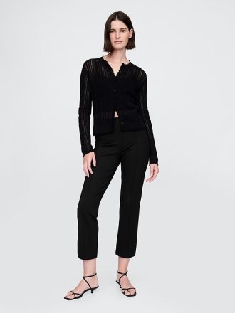 Cardigan Pointelle din amestec de in