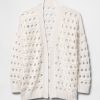 Cardigan Pointelle supradimensionat 100% bumbac