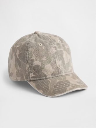 Căciulă de baseball Camo din bumbac organic pentru copii