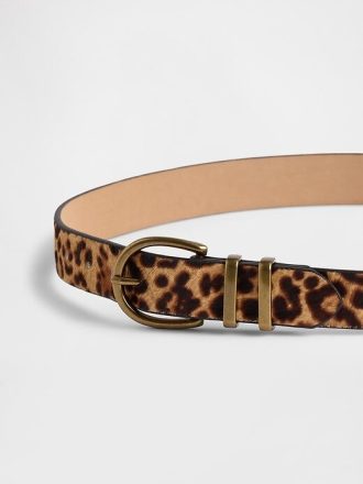 Centura de par de vițel leopard