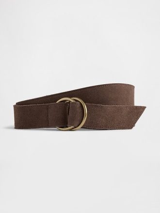 Centura O-Ring din piele intoarsa