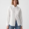 Cămașă clasică din poplin din bumbac organic Cămașă clasică din poplin din bumbac organic