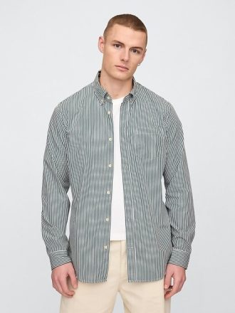 Cămașă clasică din poplin din bumbac organic