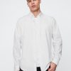 Cămașă clasică din poplin din bumbac organic