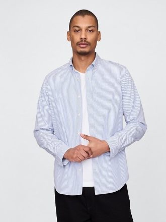 Cămașă clasică din poplin din bumbac organic